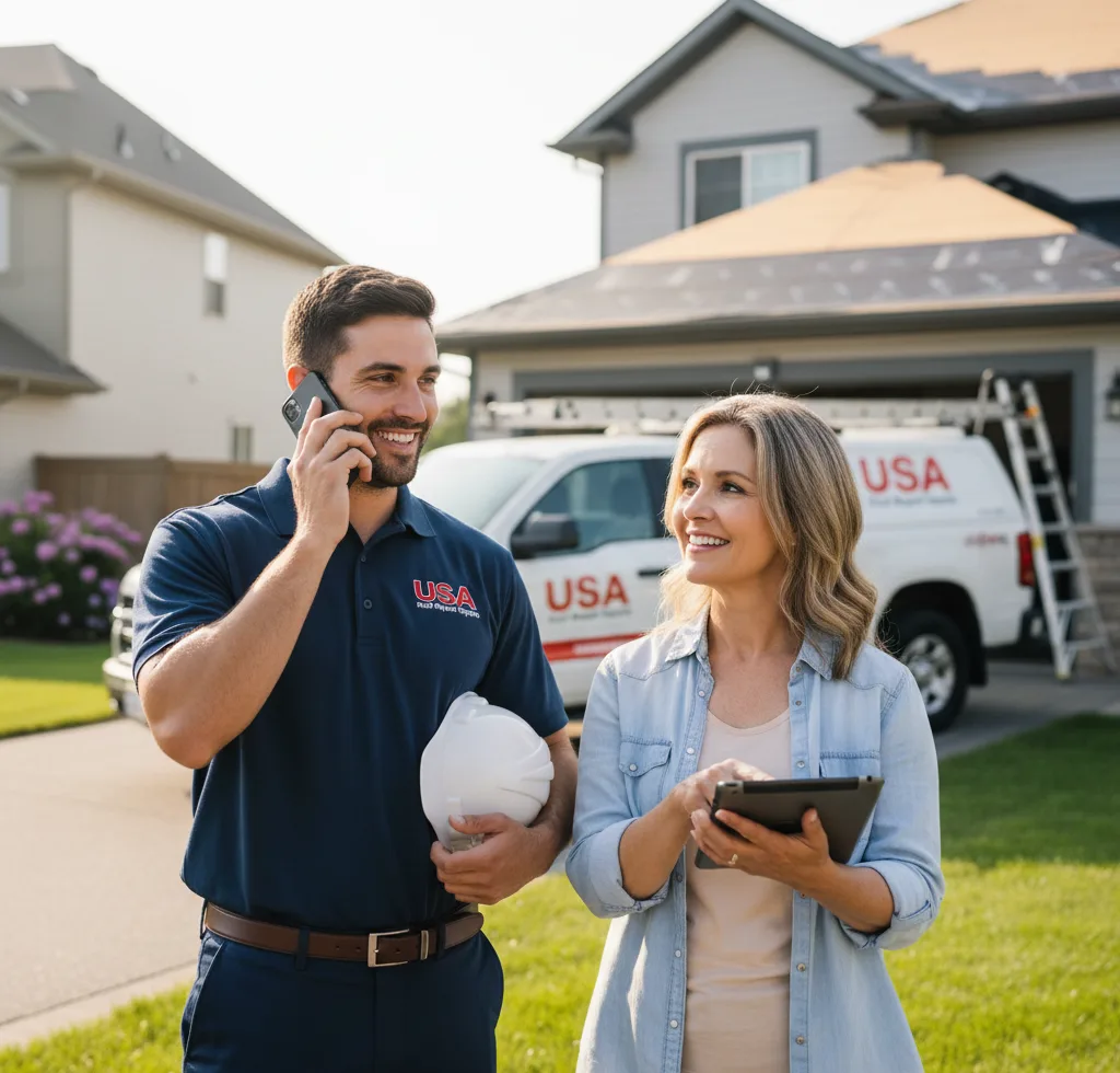 USA Roof Repair Experts customer support in Waterville